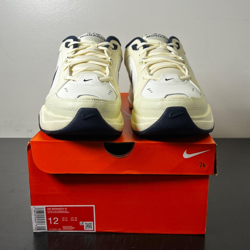Nike Air Monarch IV Coconut Milk Obsidian 12 (Lightly Worn Pre-Owned)NikeCoconut Milk/Sail/Black/Obsidian - Image 2