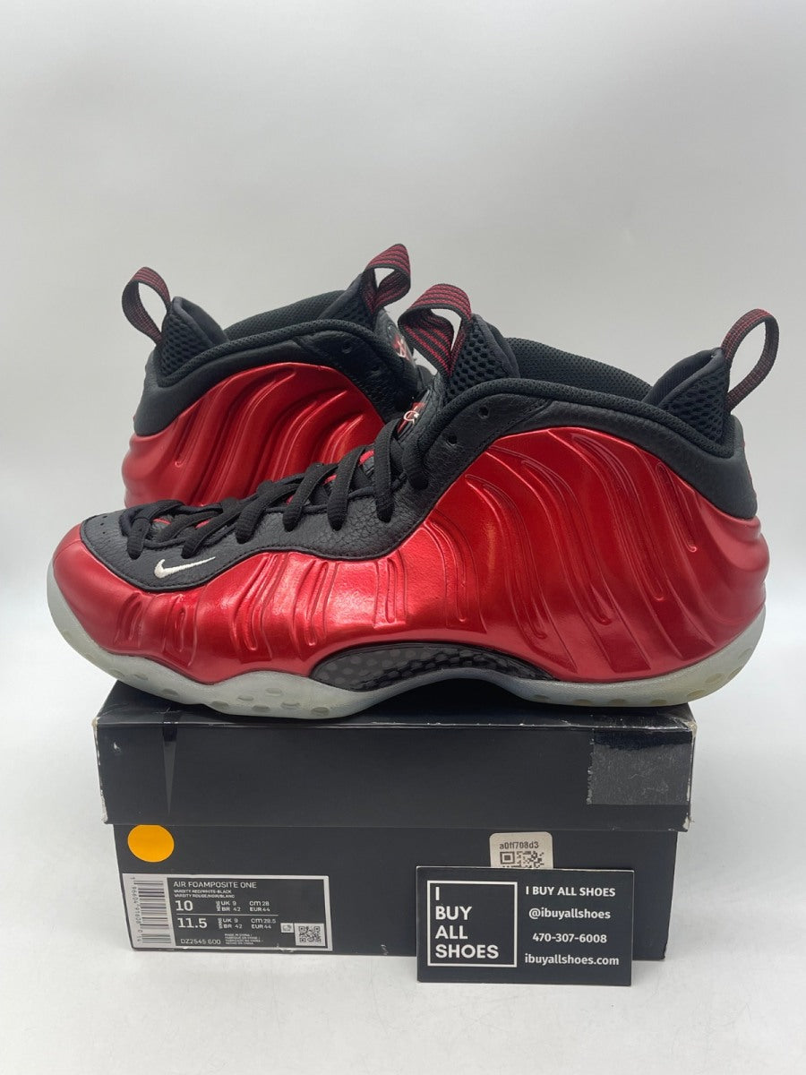 Nike Air Foamposite One Metallic Red (2023) 10 (Moderately Worn Pre-Owned) - Image 1