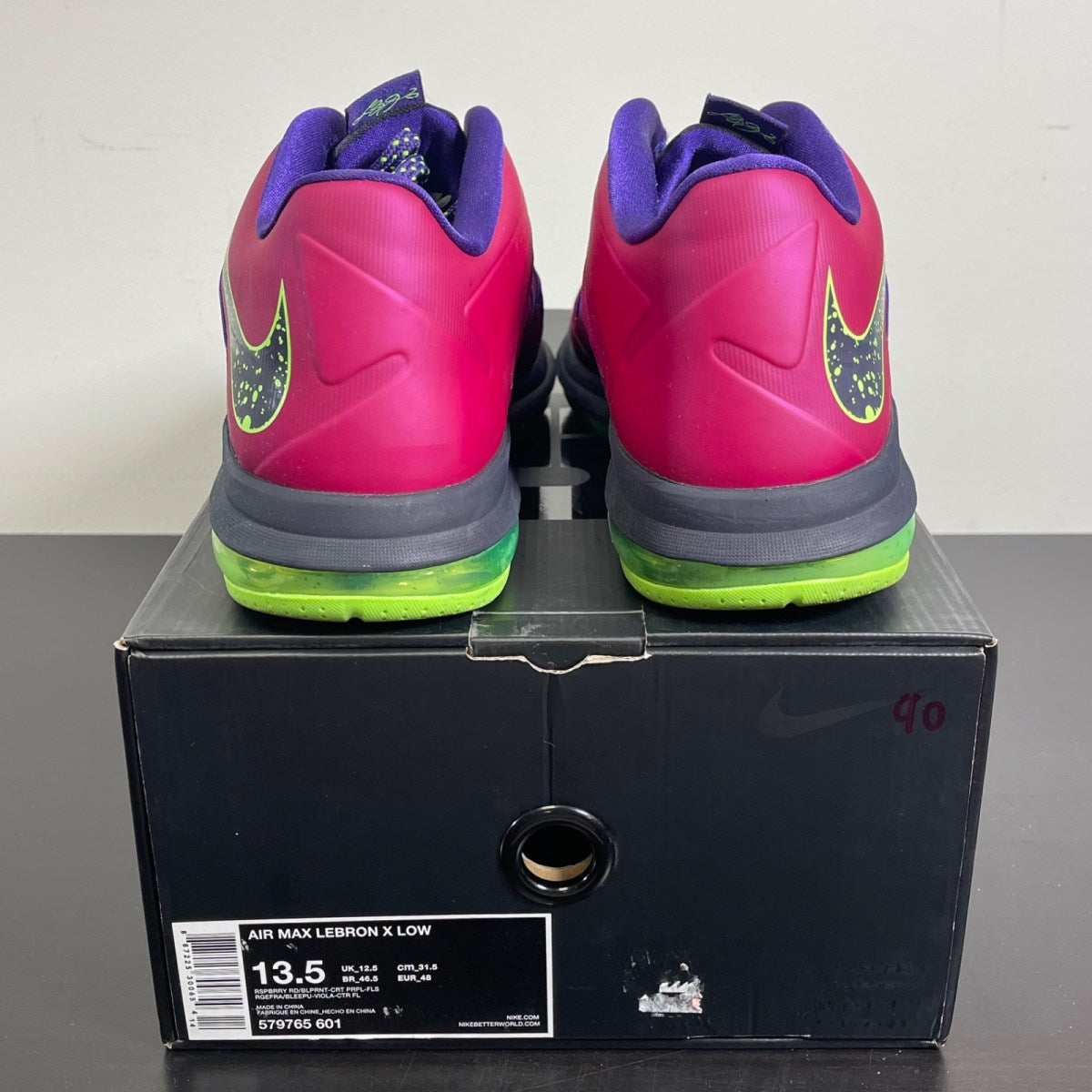 Nike Air Max LeBron 10 Low 'LeBroncurial' 13.5 (Moderately Worn Pre-Owned)Nike - Image 4