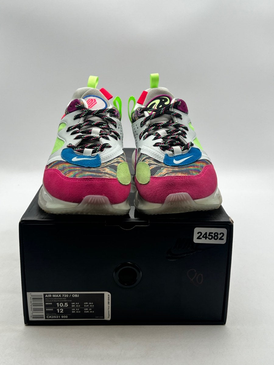 Nike Air Max 720 OBJ Odell Beckham Jr Young King of The Drip 10.5 (Lightly Worn Pre-Owned)NikeMulti-Color/Hyper Pink-Lime Blast - Image 2