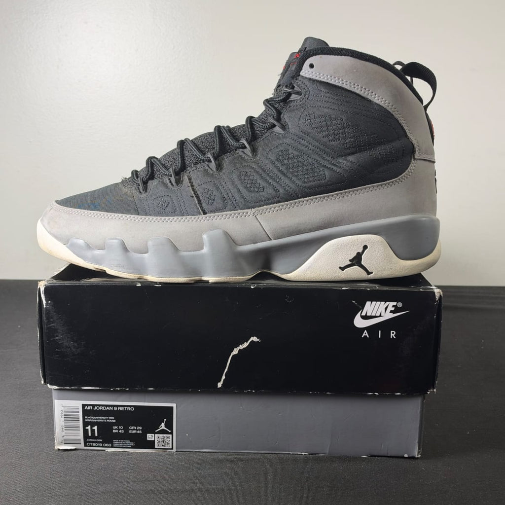 Jordan 9 Retro Particle Grey (Size 11) - aux