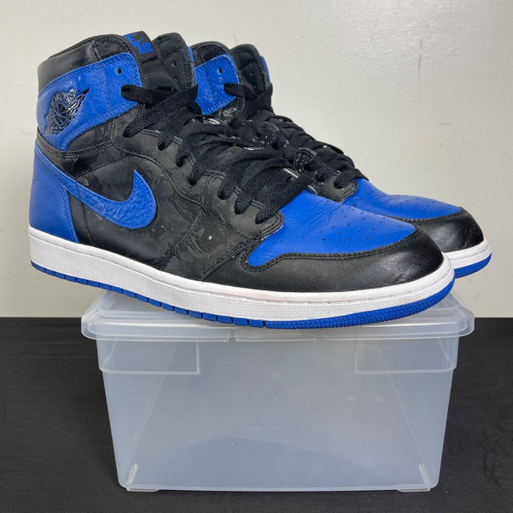 Jordan 1 Retro Royal (2017) 14 (Moderately Worn Pre-Owned)JordanBlack/Varsity Royal-White - Image 1