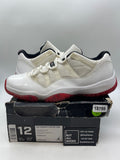 Jordan 11 Retro Low White Red (2012) 12 (Heavily Worn Pre-Owned) - Image 1