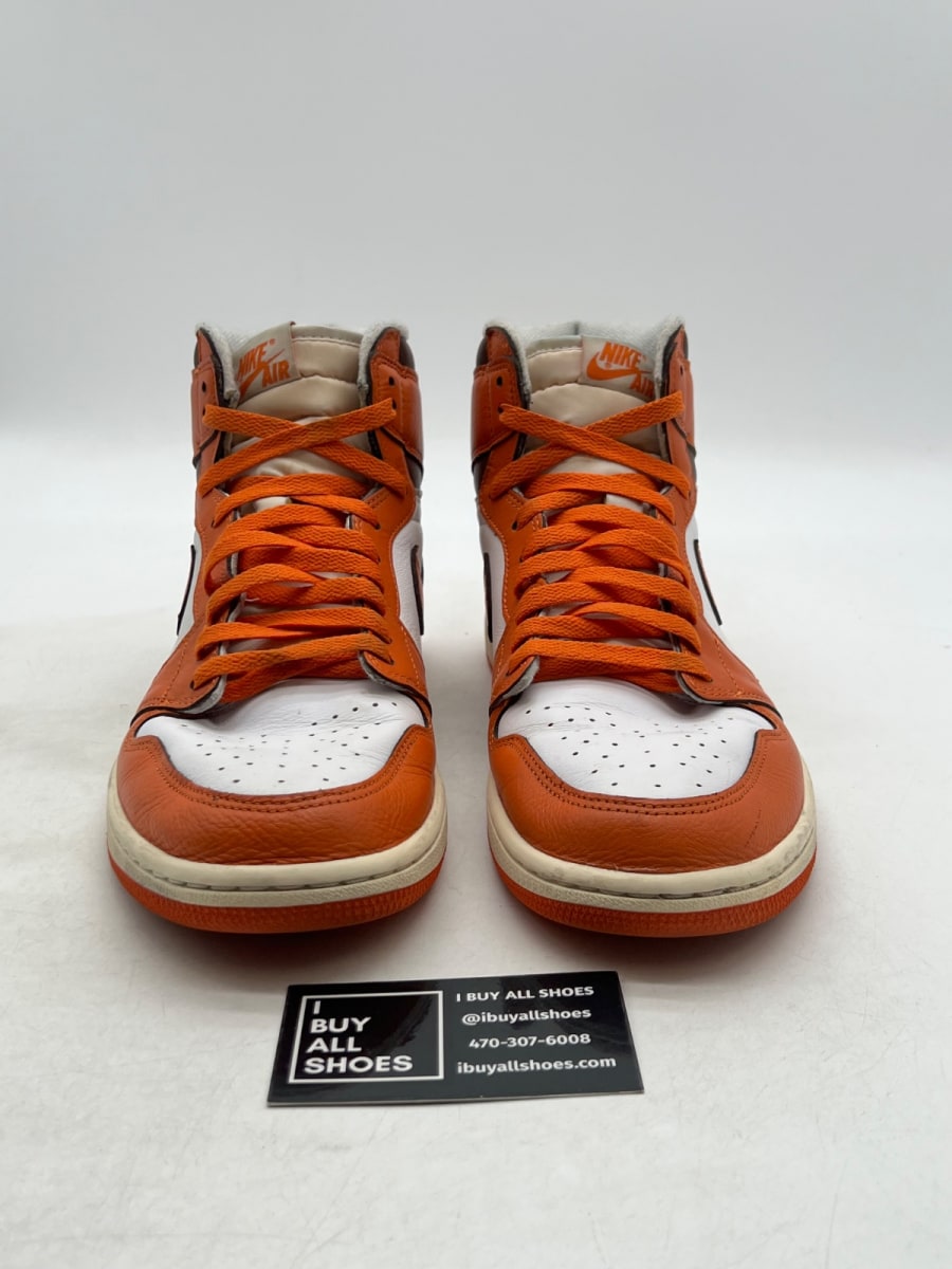 Jordan 1 Retro High OG Starfish (Women's) 12W (Moderately Worn Pre-Owned) - Image 2