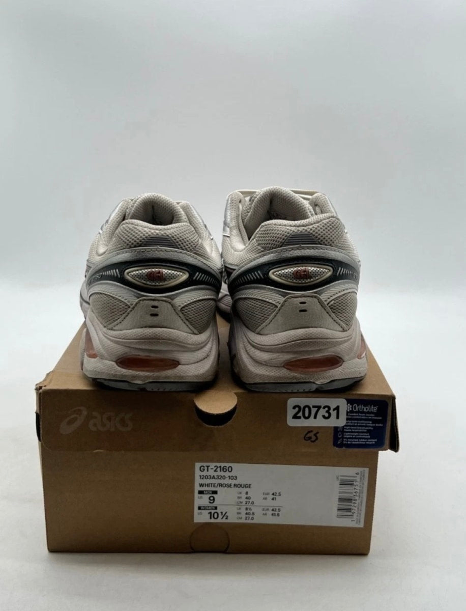 ASICS GT-2160 White Rose Rouge 9 (Moderately Worn Pre-Owned)ASICSWhite/Rose Rouge - Image 5