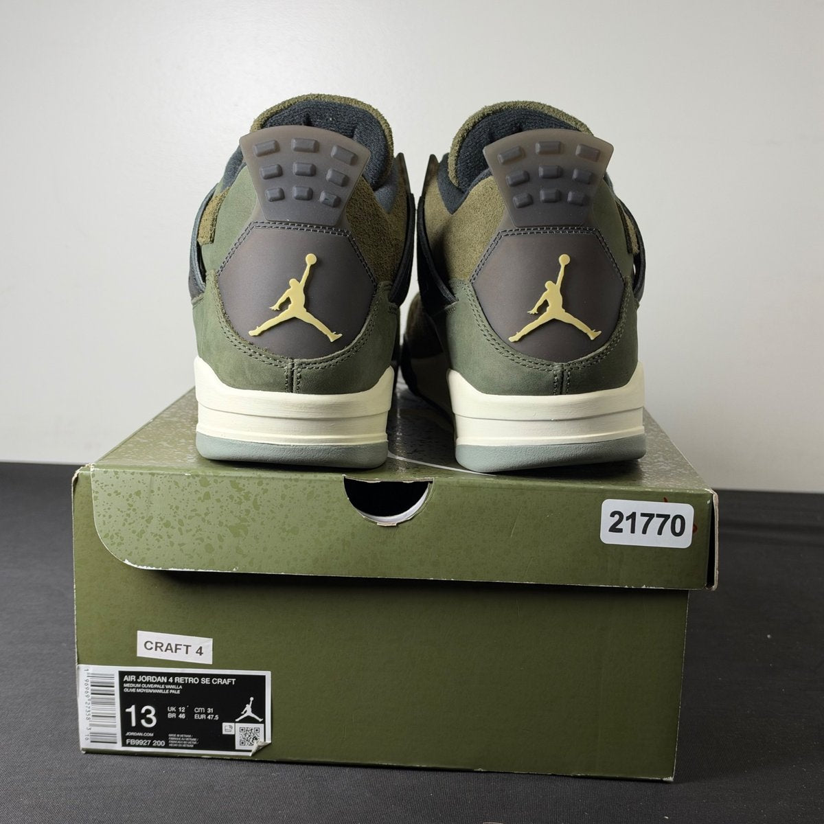 Jordan 4 Retro SE Craft Medium Olive (Size 13) - aux