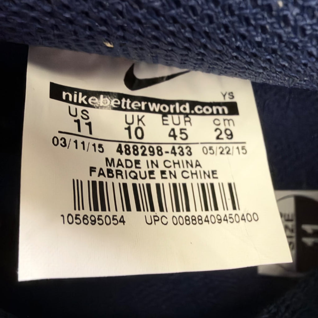 Nike Air Force 1 Midnight Navy/White (Size 11) - aux