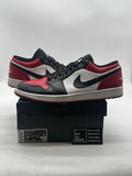 Jordan 1 Low Bred Toe 14 (Lightly Worn Pre-Owned) - Image 1