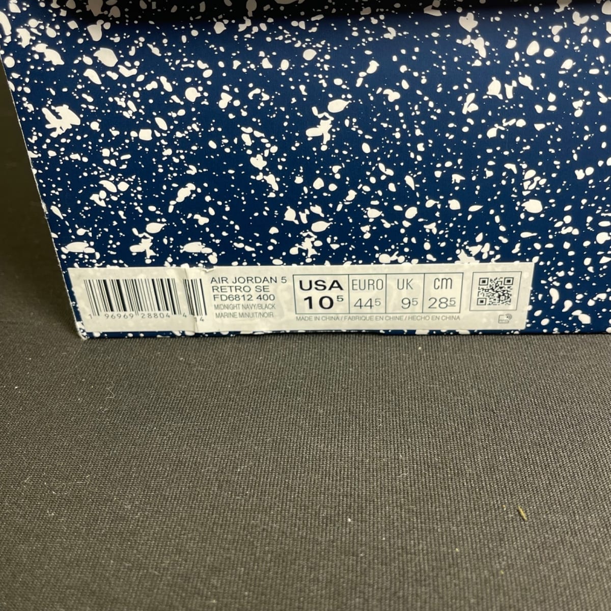 Jordan 5 Retro Midnight Navy (Size 10.5) - aux