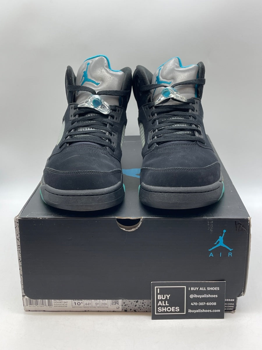 Jordan 5 Retro Aqua 10.5 (Moderately Worn Pre-Owned)