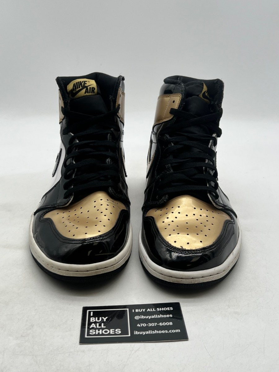 Jordan 1 Retro High NRG Patent Gold Toe 14 (Heavily Worn Pre-Owned)