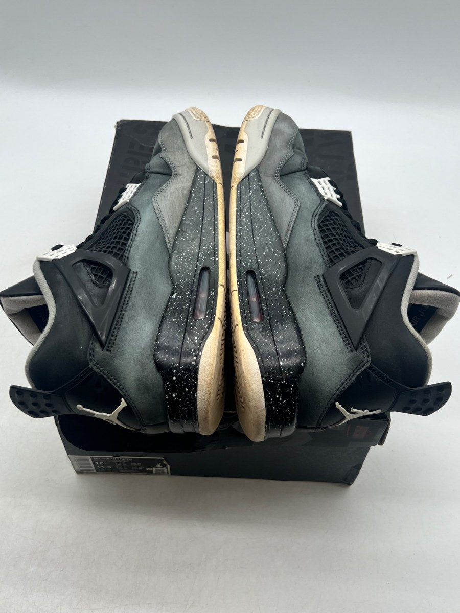 Jordan 4 Retro Fear (2024) 10 (Heavily Worn Pre-Owned)JordanBlack/White/Anthracite/Black/Pure Platinum - Image 9