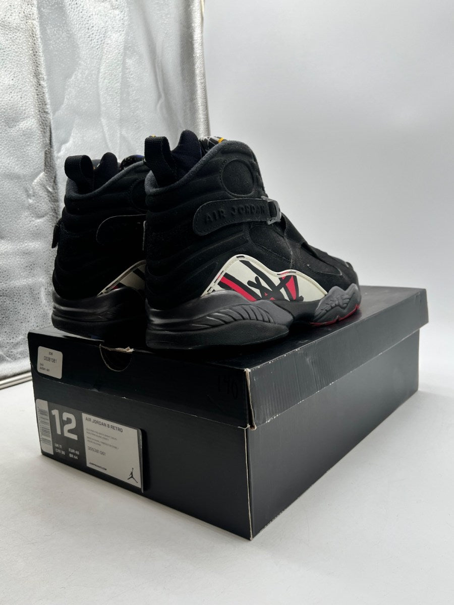 Jordan 8 Retro Playoffs (2013) 12 (Moderately Worn Pre-Owned)JordanBlack/True Red-White - Image 5