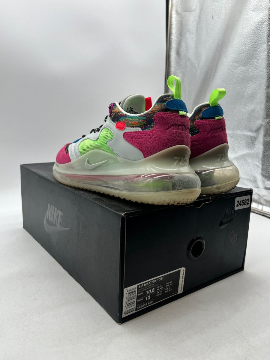Nike Air Max 720 OBJ Odell Beckham Jr Young King of The Drip 10.5 (Lightly Worn Pre-Owned)NikeMulti-Color/Hyper Pink-Lime Blast - Image 6