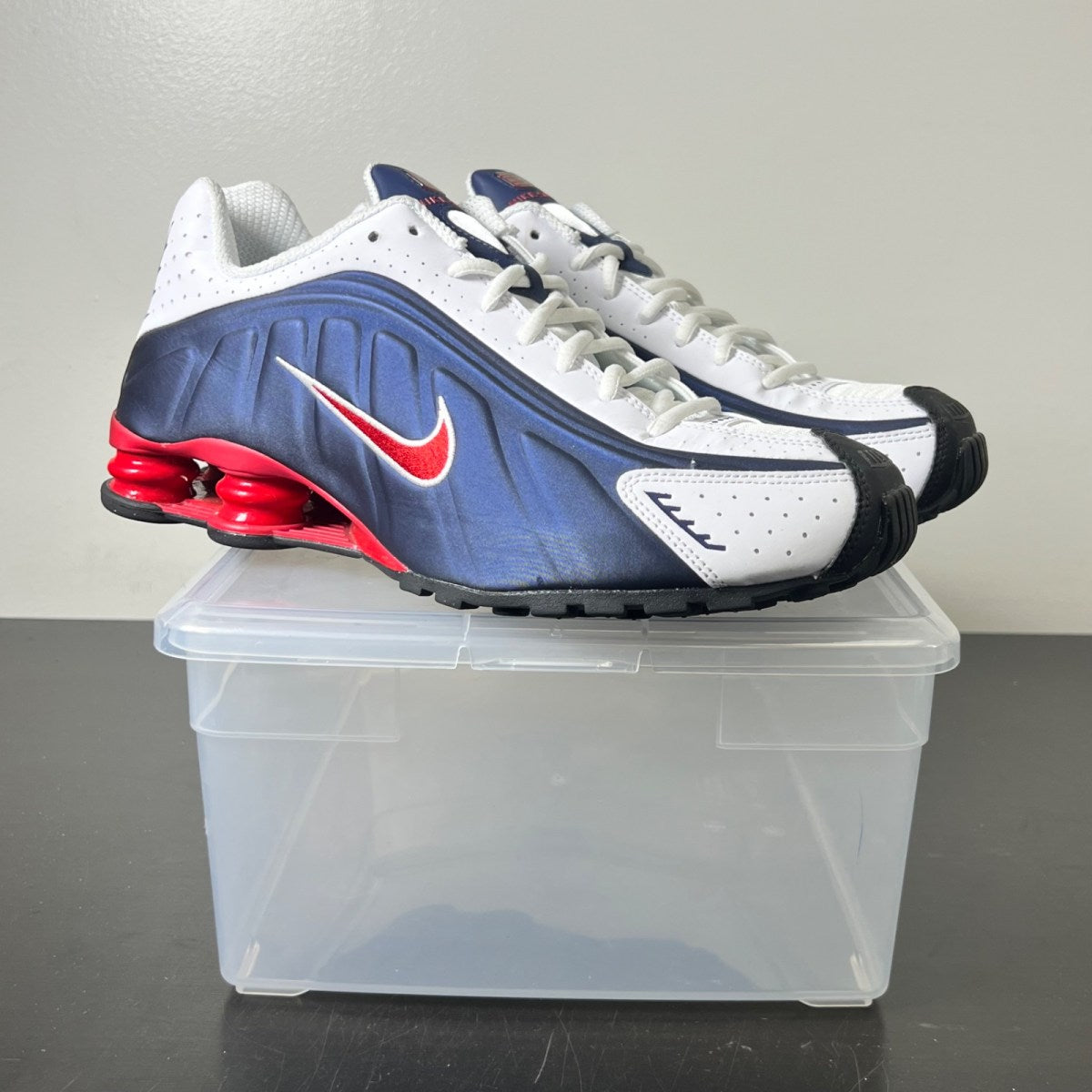 Nike Shox R4 USA (2025) 10 (Lightly Worn Pre-Owned)Nike - Image 1