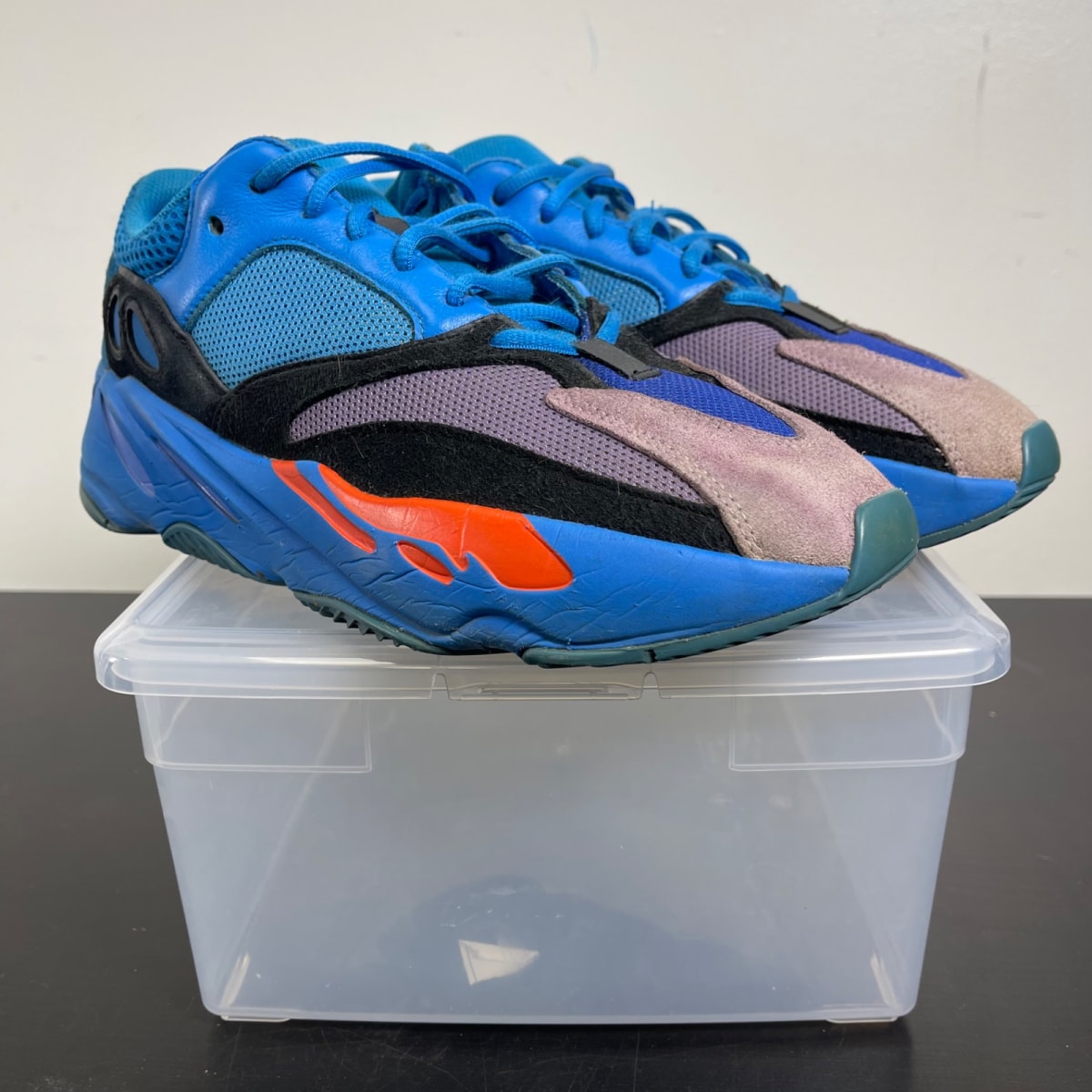 adidas Yeezy Boost 700 Hi-Res Blue 10 (Moderately Worn Pre-Owned)adidasHi-Res Blue/Hi-Res Blue-Hi-Res Blue - Image 1