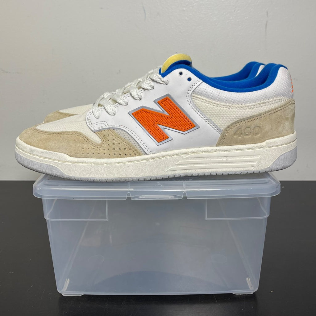 New Balance Numeric 480 Kith Madison Square Garden Tan Orange 11 (Moderately Worn Pre-Owned)New BalanceTan/Orange - Image 3