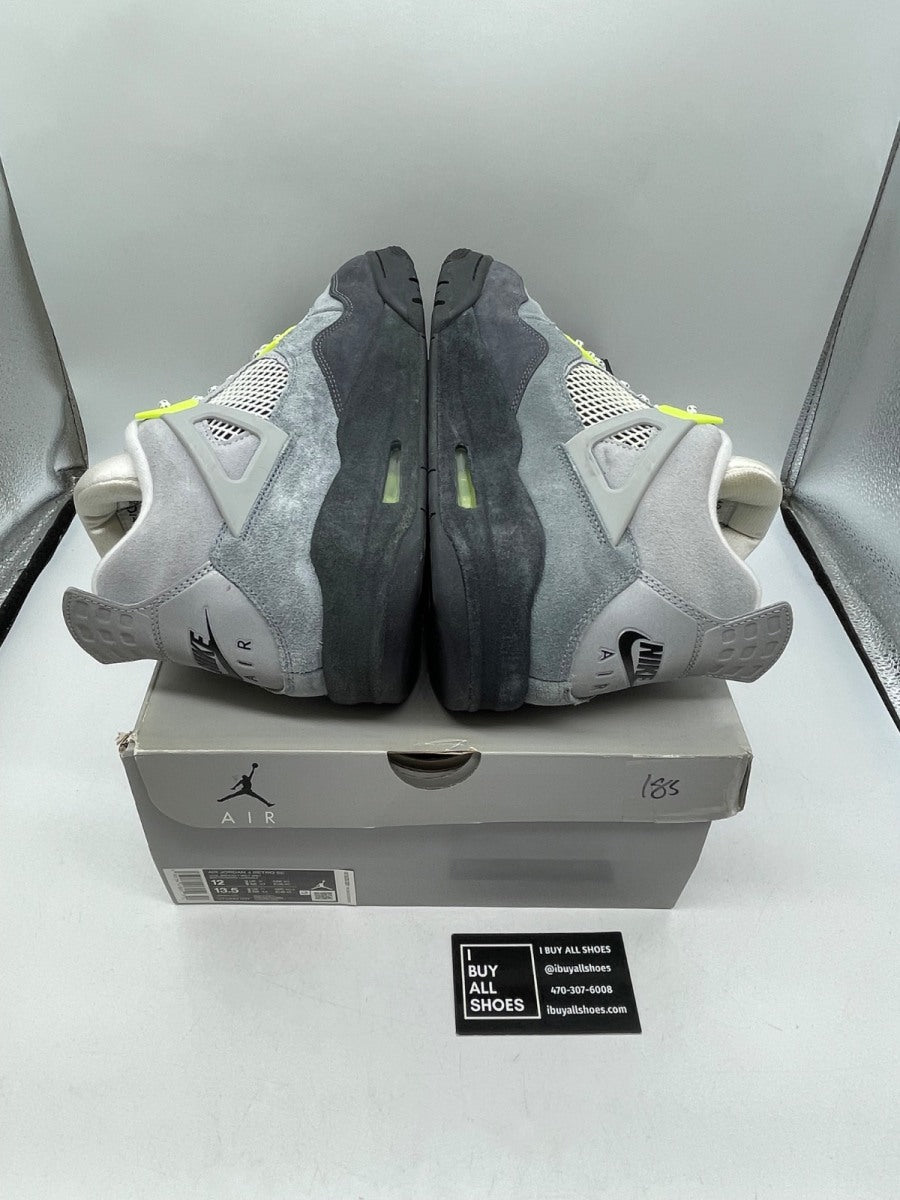Jordan 4 Retro SE 95 Neon 12 (Moderately Worn Pre-Owned) - Image 6