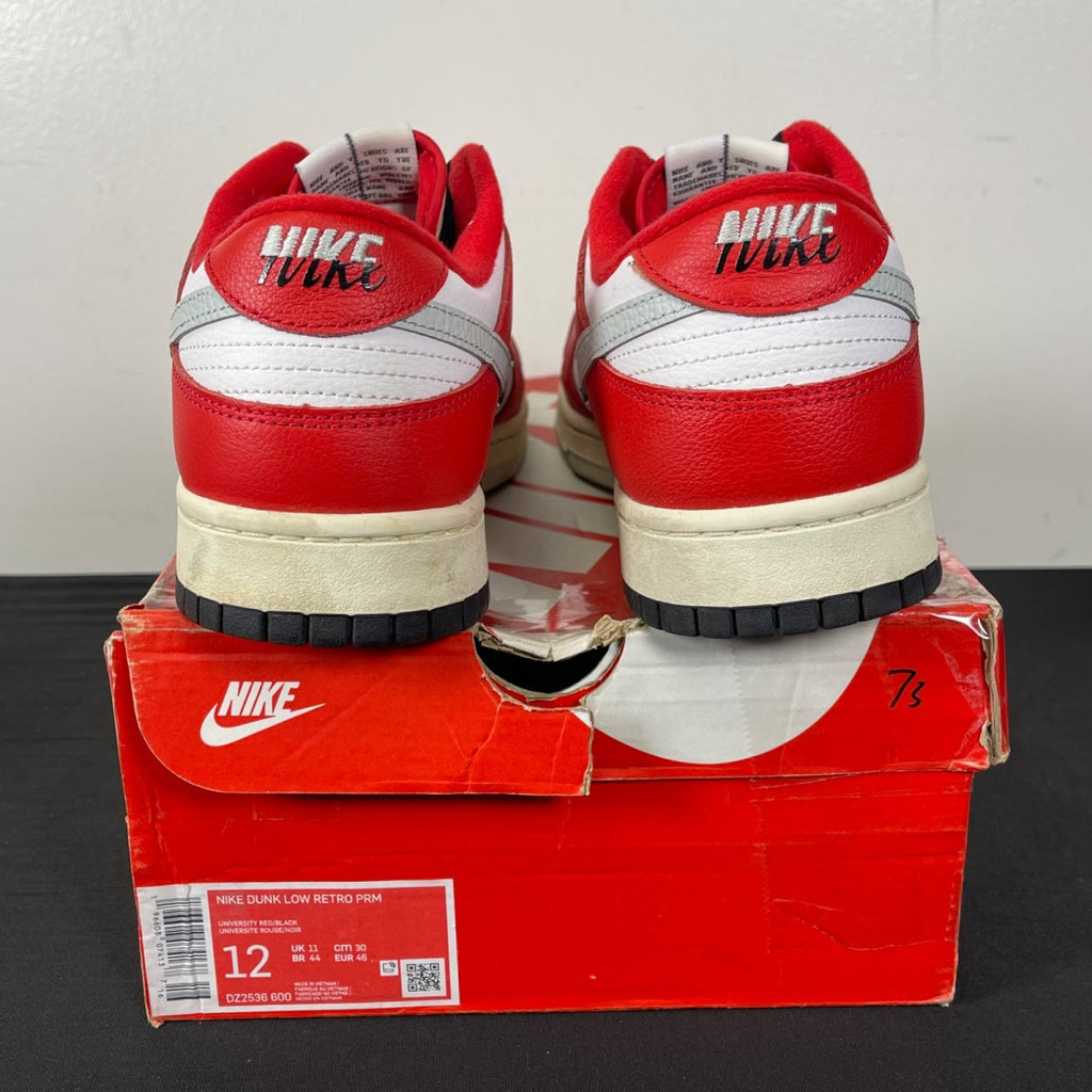Nike Dunk Low Chicago Split 12 (Moderately Worn Pre-Owned)NikeUniversity Red/Black-Light Silver-White - Image 4