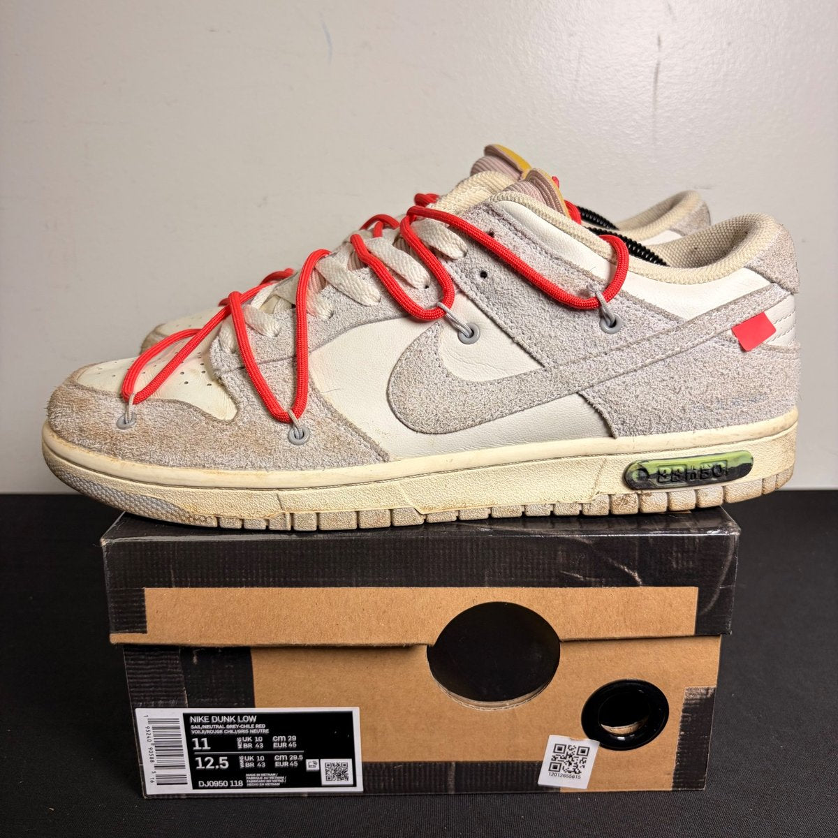 Nike Dunk Low Off-White Lot 33 (Size 11) - aux