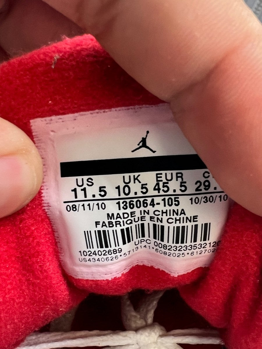 Jordan 3 Retro White Cement (2011) 11.5 (Heavily Worn Pre-Owned) - Image 6