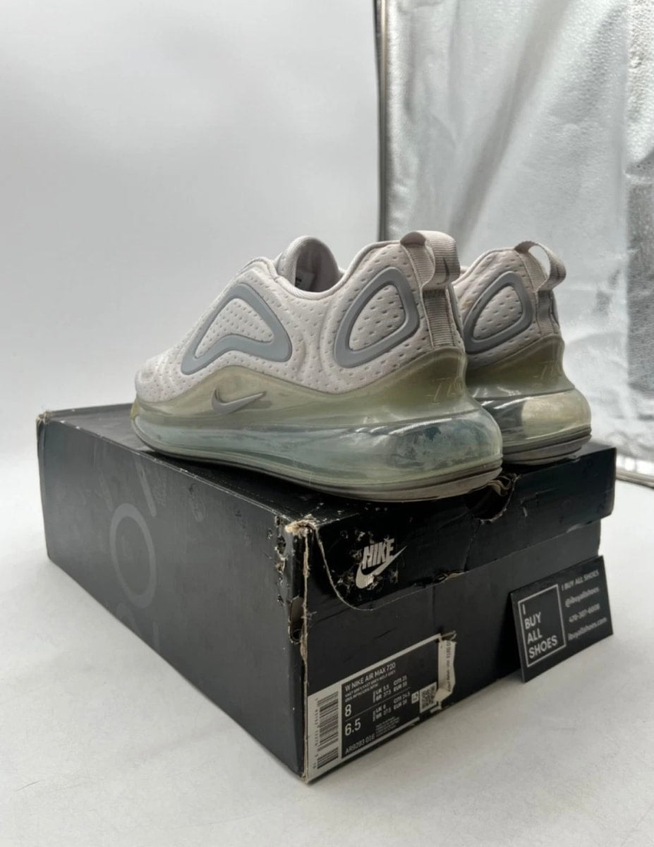 Nike Air Max 720 Grey Mesh (Women's) 8W (Heavily Worn Pre-Owned)NikeVast Grey/Wolf Grey-Vast Grey - Image 6