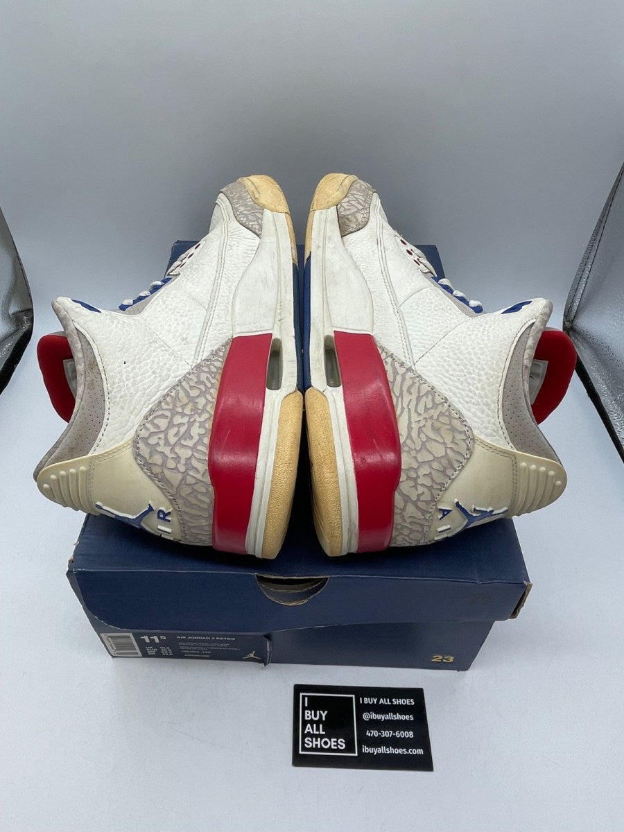Jordan 3 Retro International Flight 11.5 (Heavily Worn Pre-Owned) - Image 6