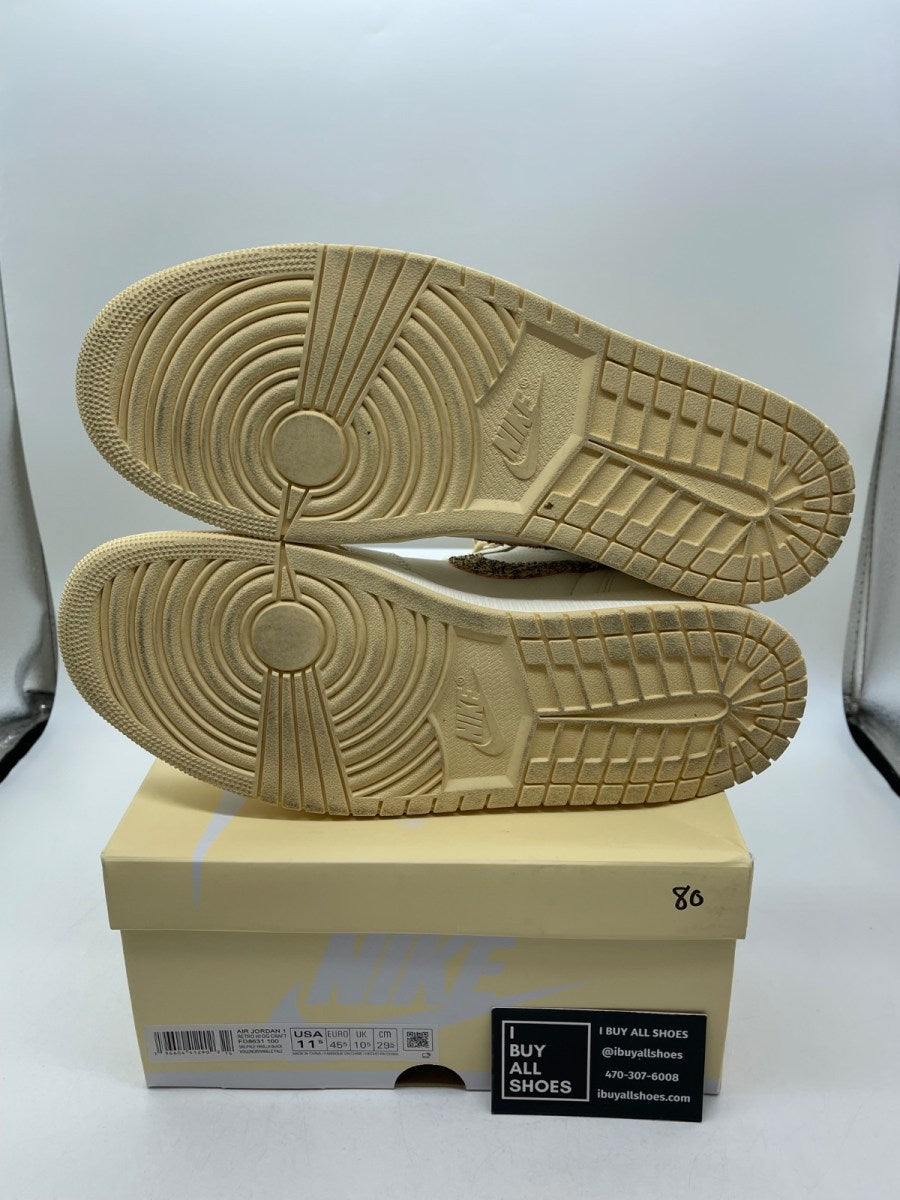 Jordan 1 Retro High OG Craft Vibrations Of Naija 11.5 (Moderately Worn Pre-Owned) - Image 7