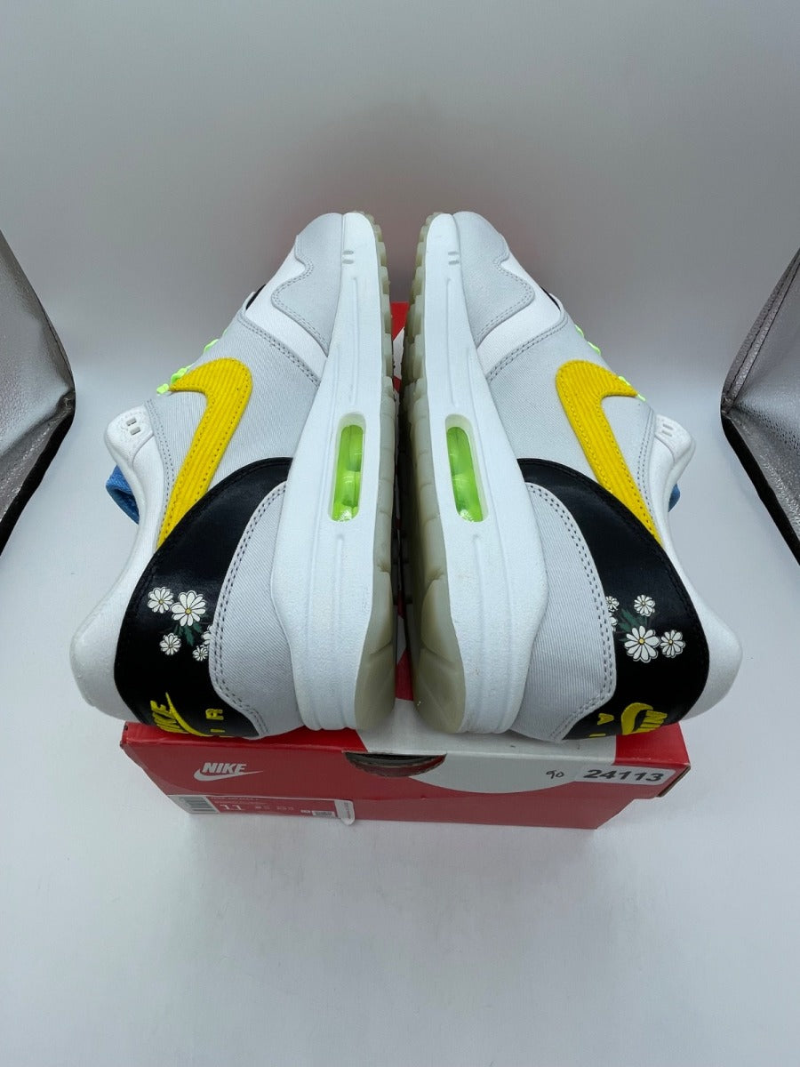 Nike Air Max 1 Daisy 11 (Moderately Worn Pre-Owned)NikeWhite/Black - Image 6