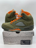Jordan 5 Retro Olive (2024) 11 (Moderately Worn Pre-Owned) - Image 1