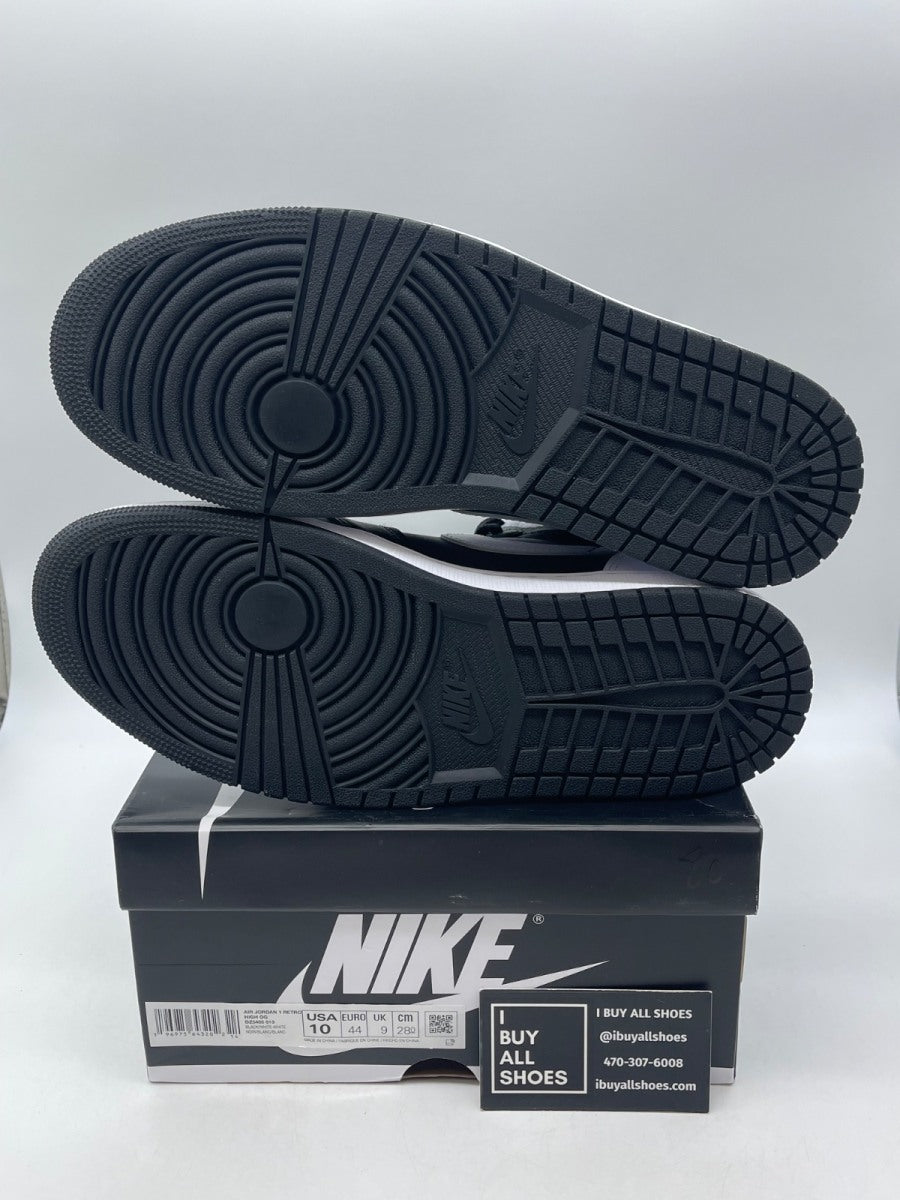 Jordan 1 Retro High OG Black White 10 (Moderately Worn Pre-Owned) - Image 7