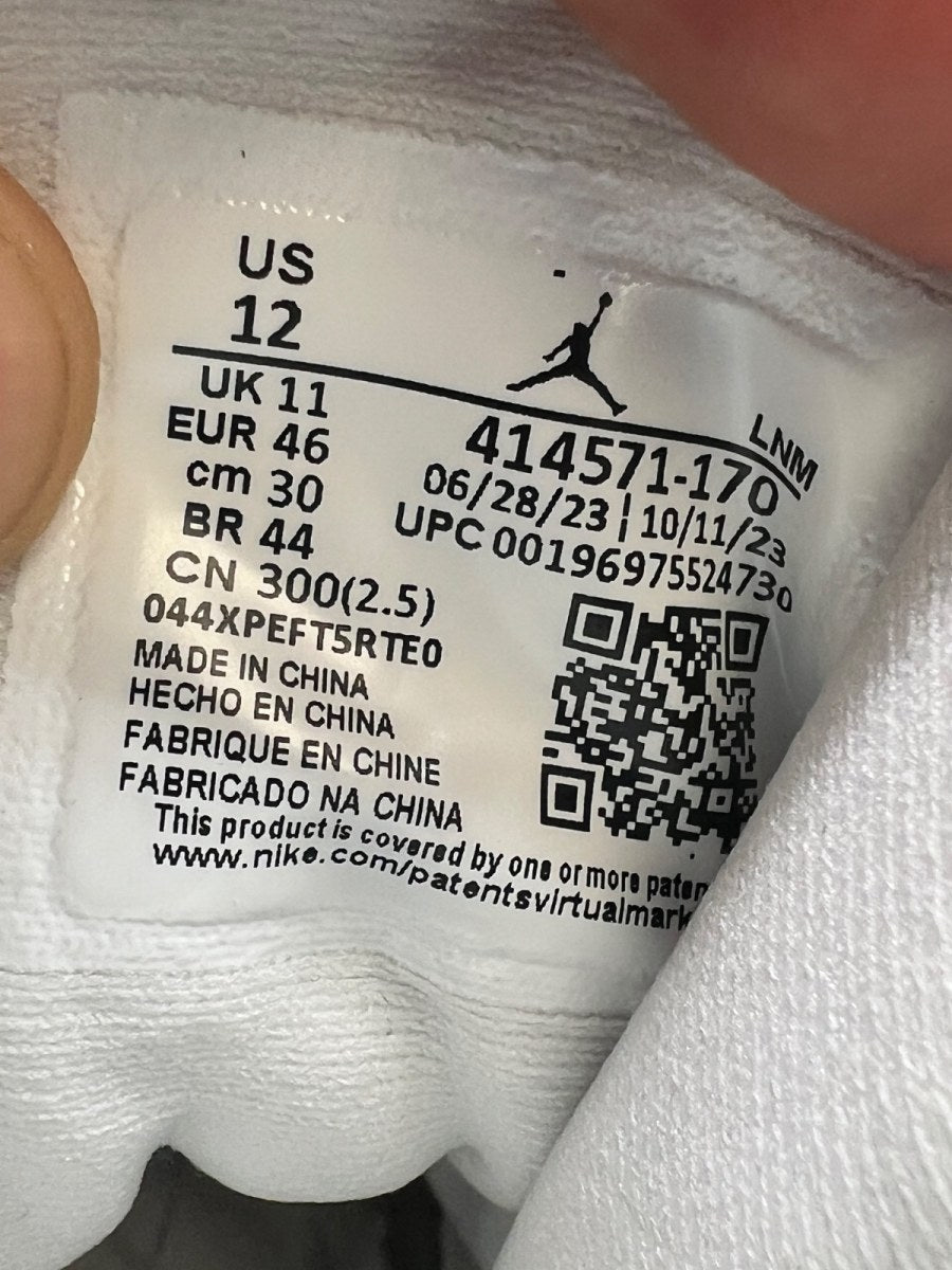 Jordan 13 Retro Blue Grey 12 (Moderately Worn Pre-Owned) - Image 9