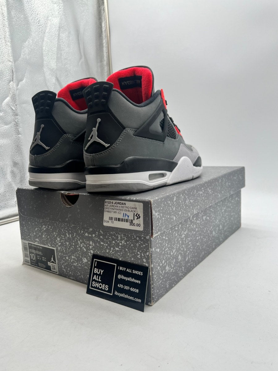 Jordan 4 Retro Infrared 10 (Lightly Worn Pre-Owned) - Image 5