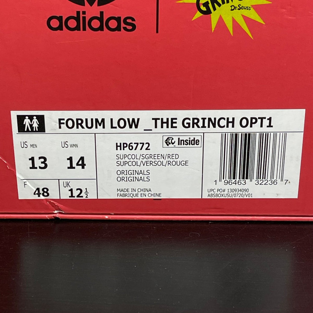 adidas Forum Low The Grinch 13 (Moderately Worn Pre-Owned)adidasGreen/Green/Green - Image 7