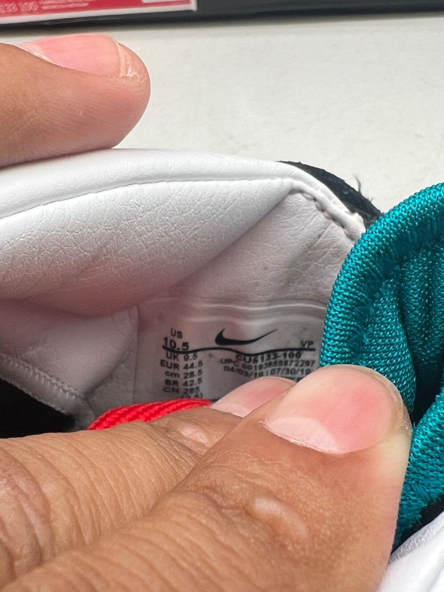 Nike LeBron 7 NFW Red Carpet (2019) 10.5 (Moderately Worn Pre-Owned)NikeWhite/Black-Glass Blue-Challenge Red - Image 8