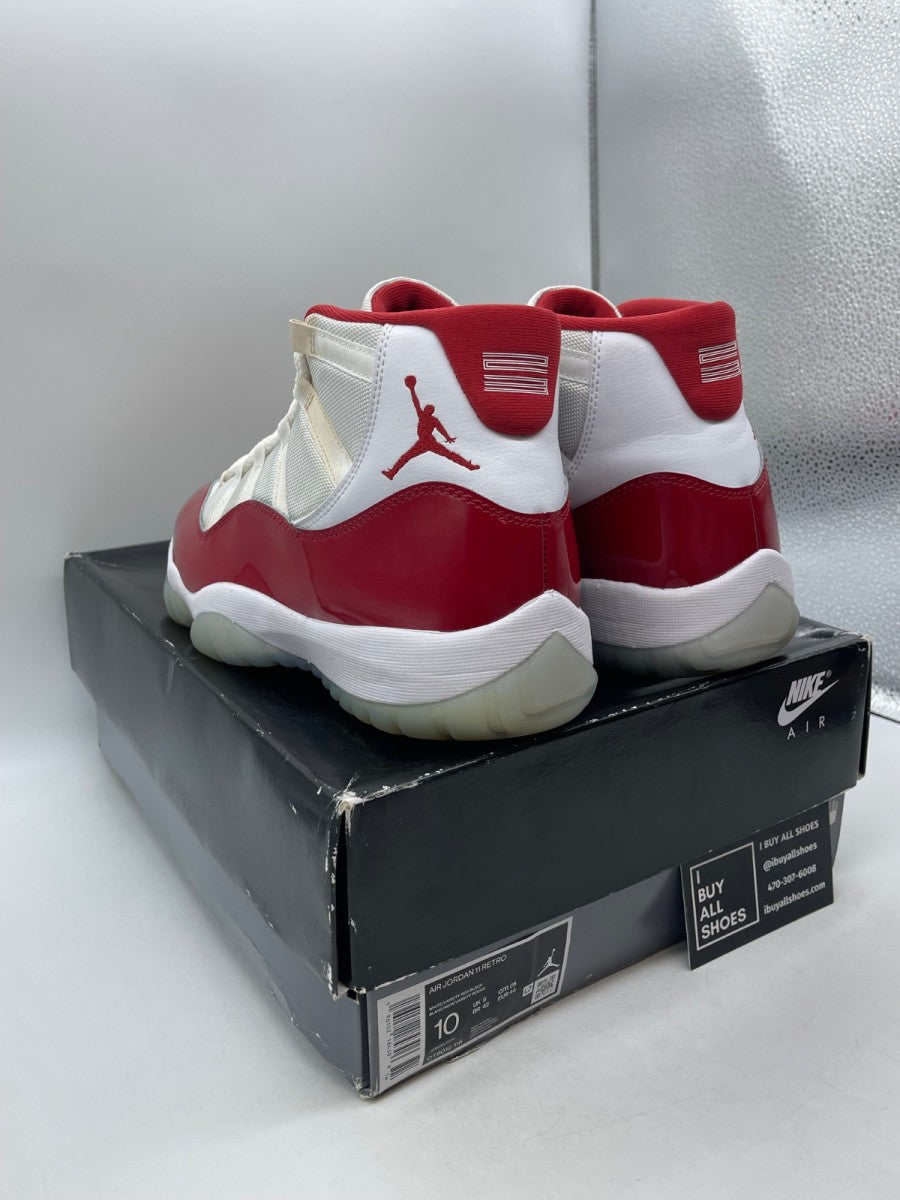 Jordan 11 Retro Cherry (2022) 10 (Heavily Worn Pre-Owned) - Image 4