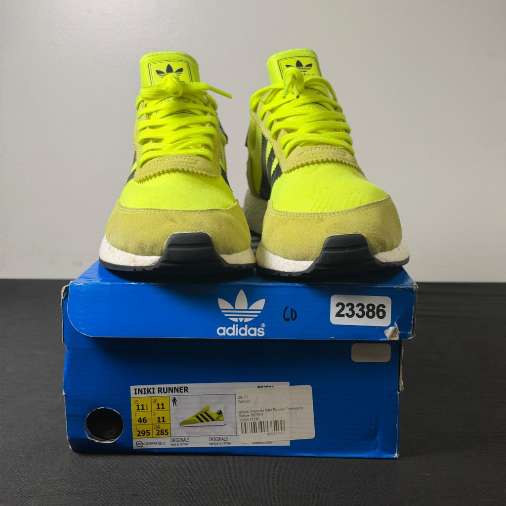 adidas Iniki Runner Solar Yellow (Size 11.5) - Image 2