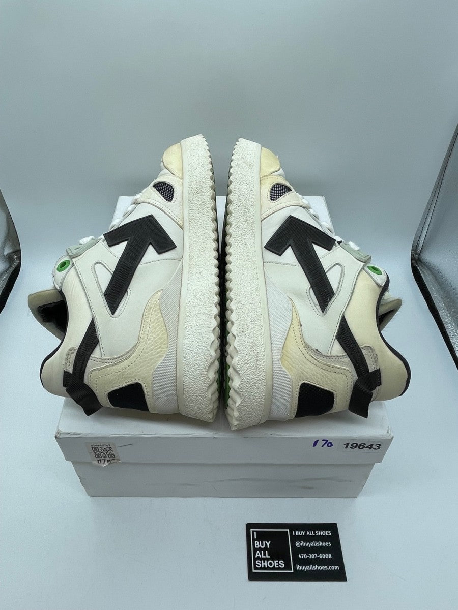 OFF-WHITE Sponge Mid Top White Black 45 (Moderately Worn Pre-Owned) - Image 7