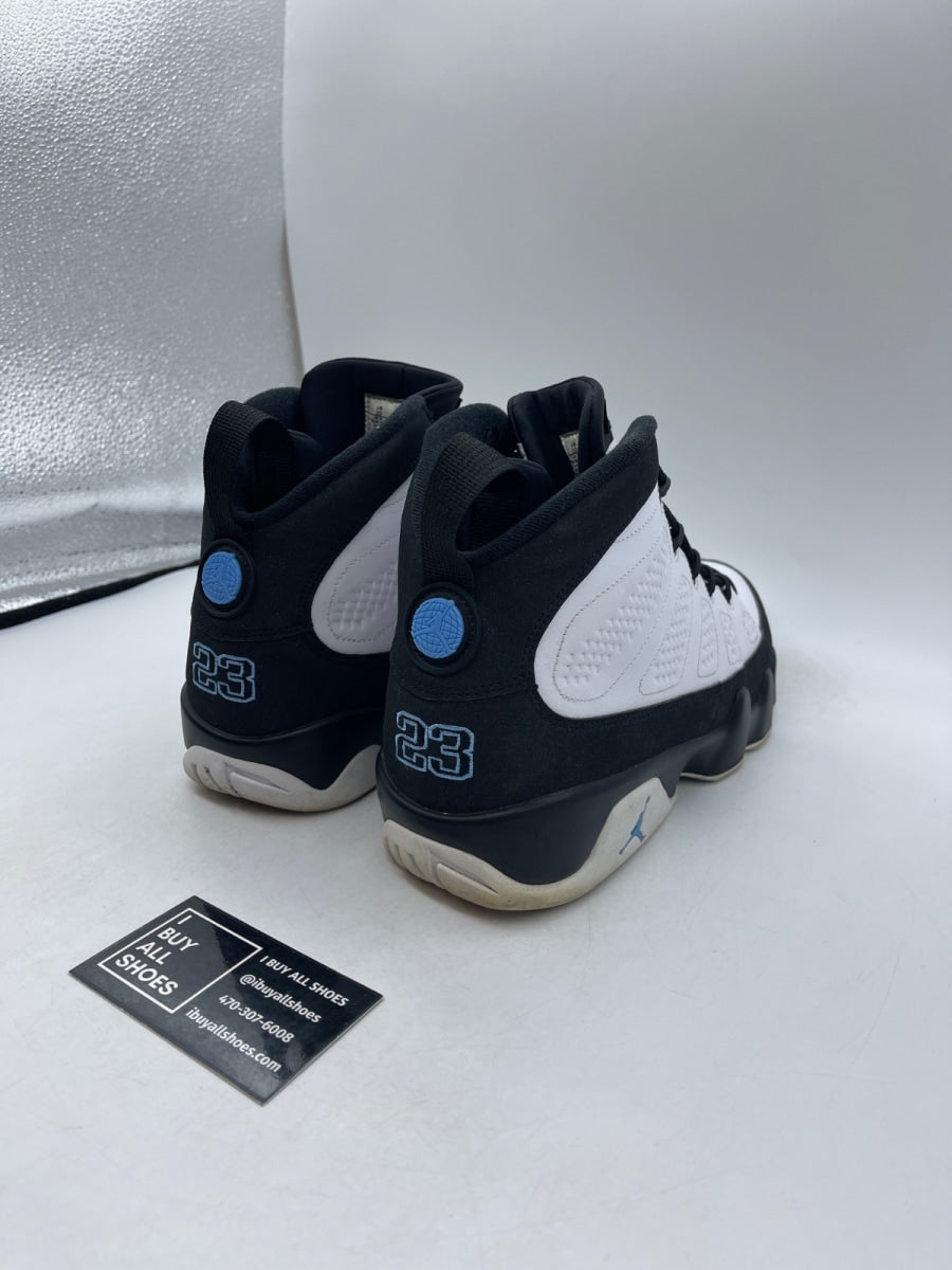 Jordan 9 Retro University Blue 10 (Moderately Worn Pre-Owned) - Image 5