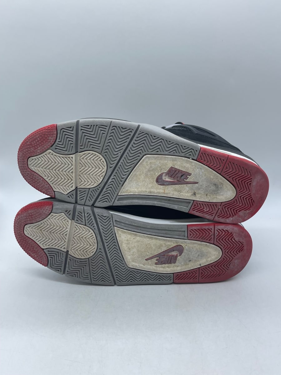 Jordan 4 Retro Bred (2019) 14 (Moderately Worn Pre-Owned)JordanBlack/Fire Red-Cement Grey-Summit White - Image 7