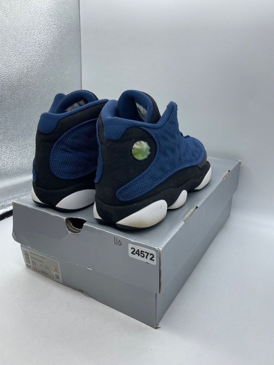 Jordan 13 Retro Brave Blue 11 (Moderately Worn Pre-Owned)JordanNavy/Black/White/University Blue - Image 5