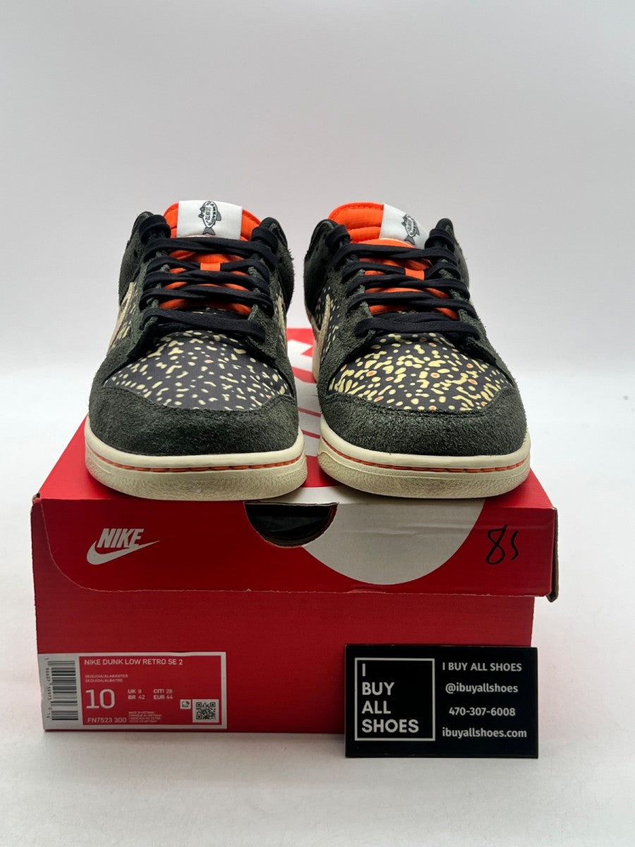 Nike Dunk Low SE Gone Fishing Rainbow Trout 10 (Lightly Worn Pre-Owned) - Image 2