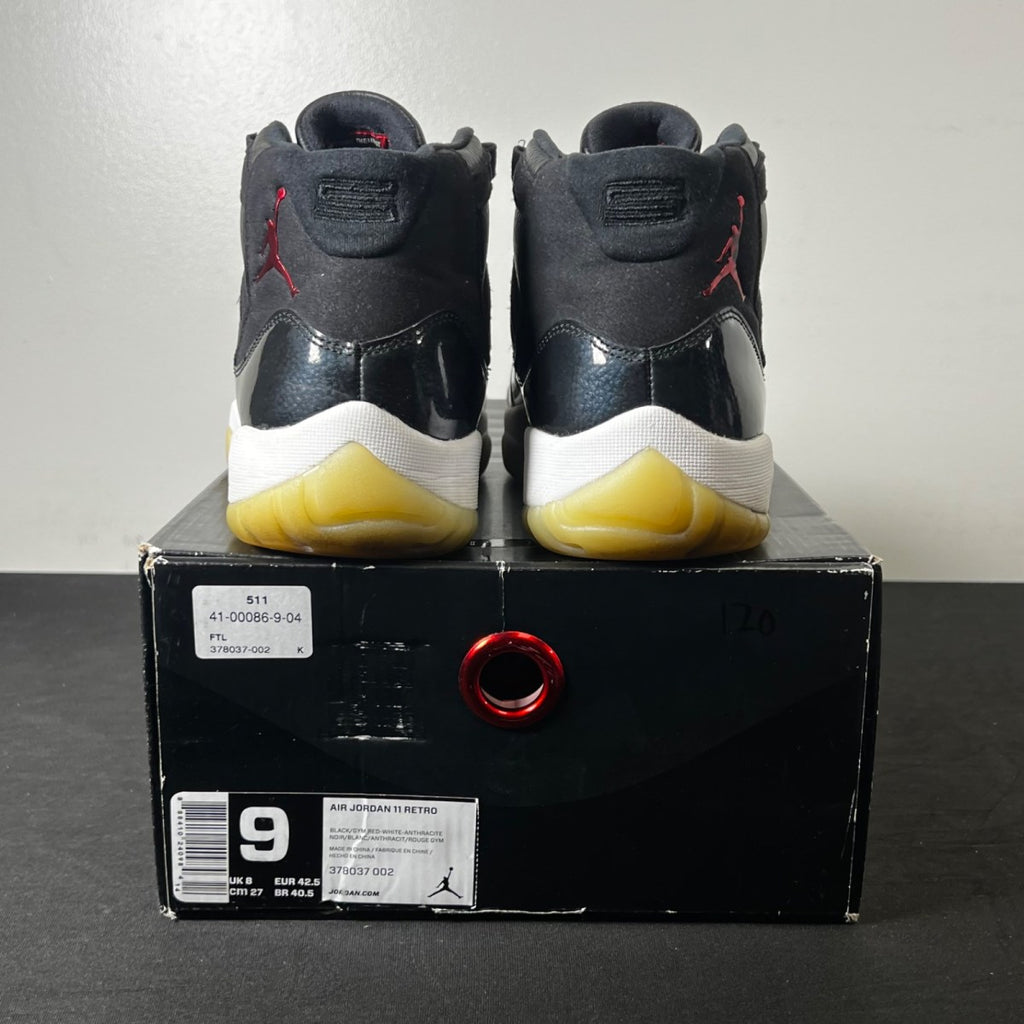 Jordan 11 Retro 72-10 9 (Moderately Worn Pre-Owned)JordanBlack/Gym Red-White-Anthracite - Image 5