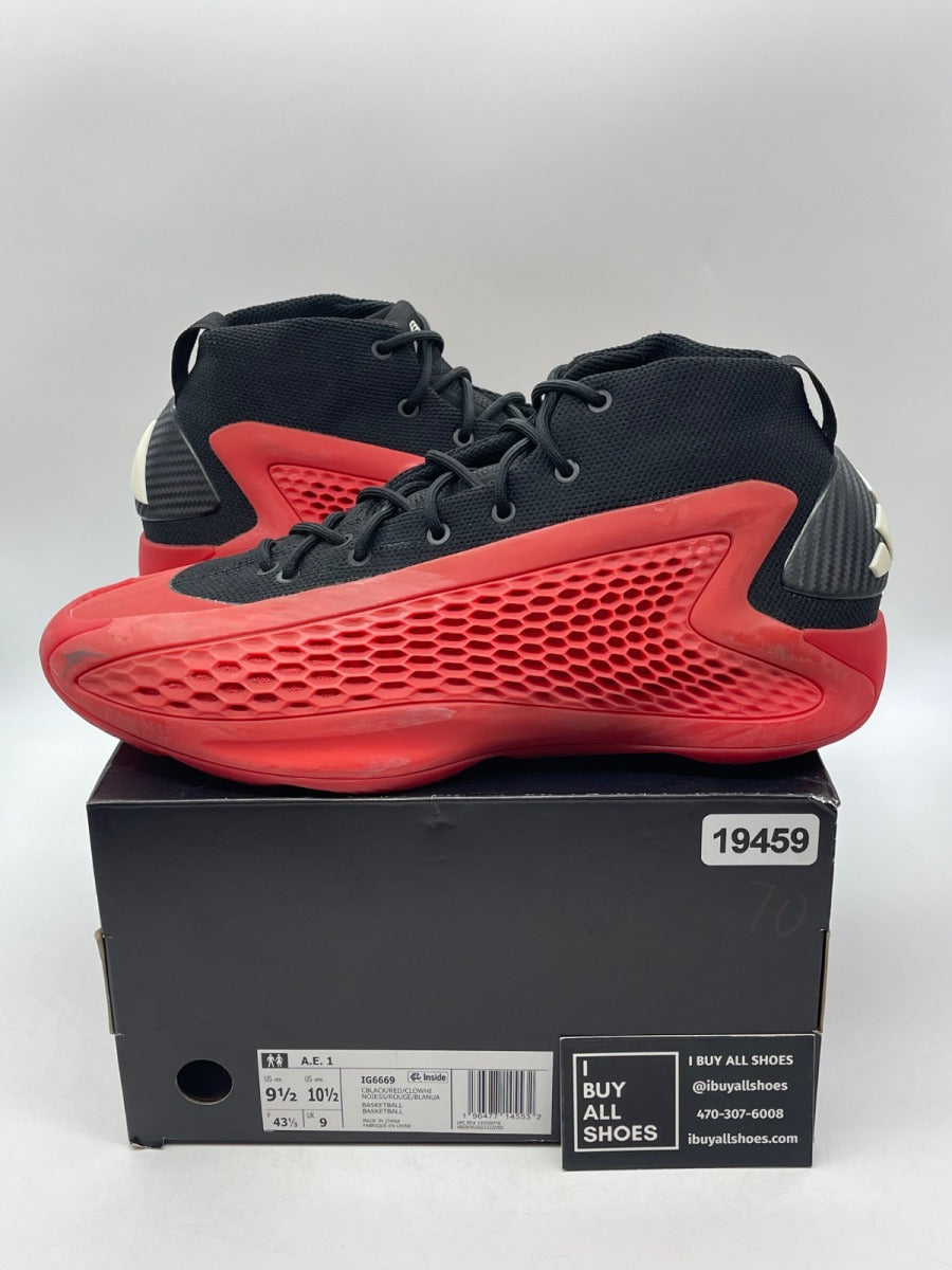 adidas AE 1 Georgia Bulldogs 9.5 (Moderately Worn Pre-Owned) - Image 1