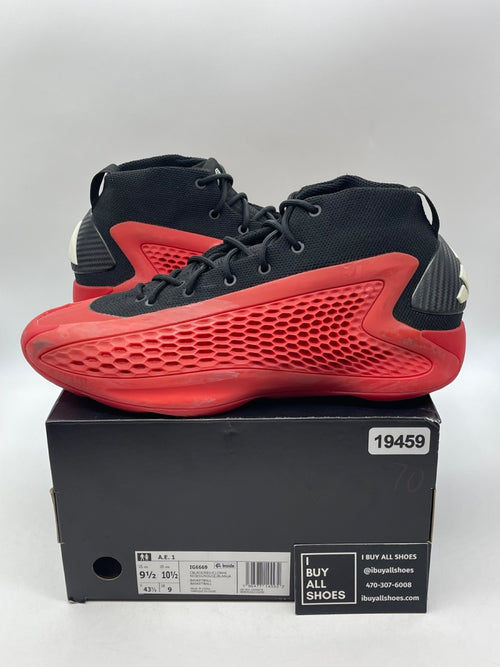 adidas AE 1 Georgia Bulldogs 9.5 (Moderately Worn Pre-Owned) - Image 1