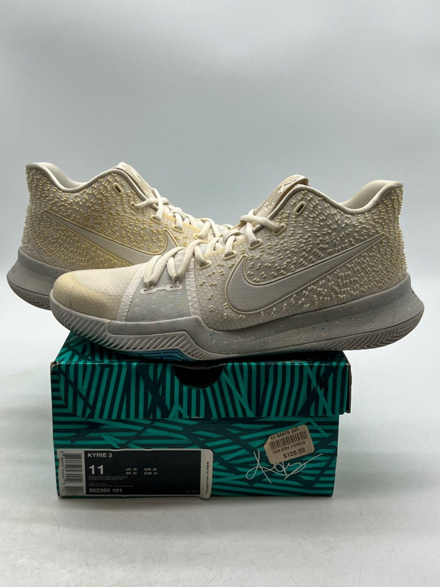 Nike Kyrie 3 Ivory 11 (Moderately Worn Pre-Owned) - Image 1