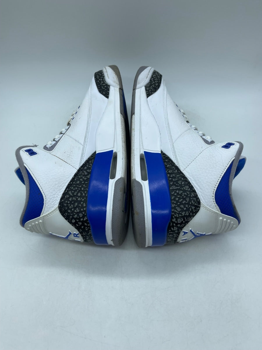 Jordan 3 Retro Racer Blue 11 (Moderately Worn Pre-Owned) - Image 6