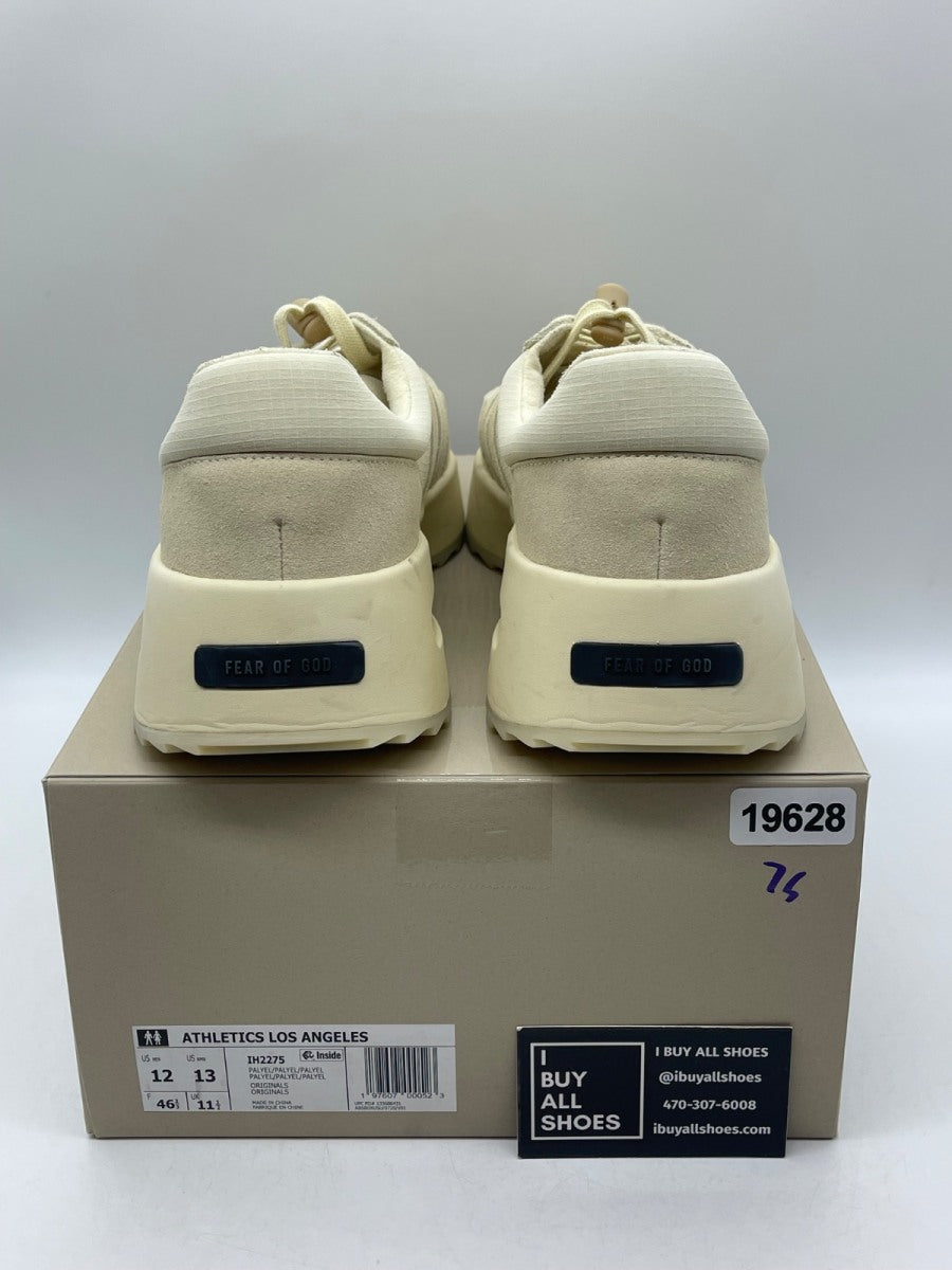 adidas Fear of God Athletics Los Angeles Pale Yellow 12 (Moderately Worn Pre-Owned) - Image 3