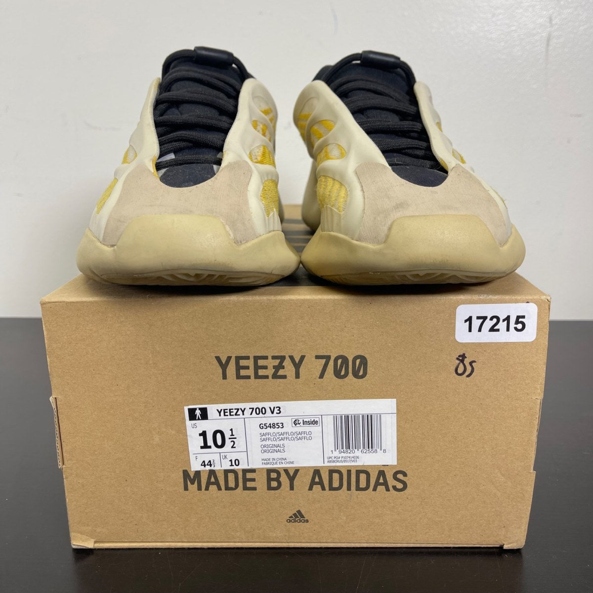 adidas Yeezy 700 V3 Safflower 10.5 (Moderately Worn Pre-Owned)adidasSafflower/Safflower/Safflower - Image 2