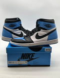 Jordan 1 Retro High OG UNC Toe 14 (Moderately Worn Pre-Owned)JordanUniversity Blue/Black/White - Image 1